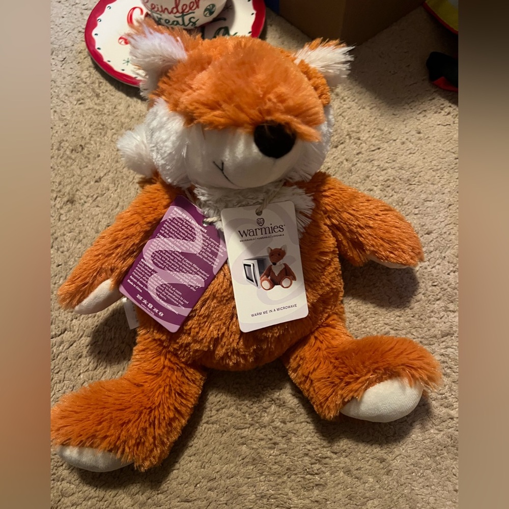 Warmies Cozy Orange Fox Stuffed Animal